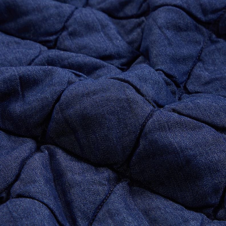 Jeans Steppstoff Rauten – nachtblau,  image number 2