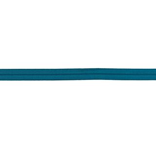 Elastisches Einfassband (Falzgummi) glänzend [15 mm] – hellpetrol, 