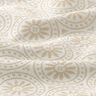 Outdoorstoff Jacquard Kreis-Ornamente – beige/wollweiss,  thumbnail number 2
