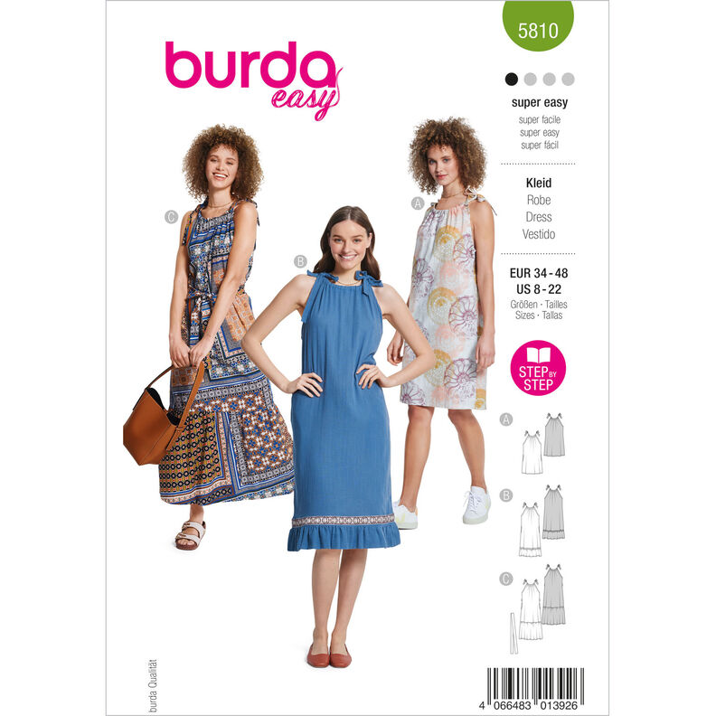 Kleid | Burda 5810 | 34-48, image number 1
