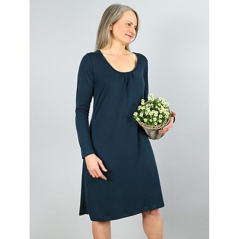 FRAU VLIELAND Jerseykleid mit Rundhalsausschnitt | Studio Schnittreif | XS-L,  image number 3