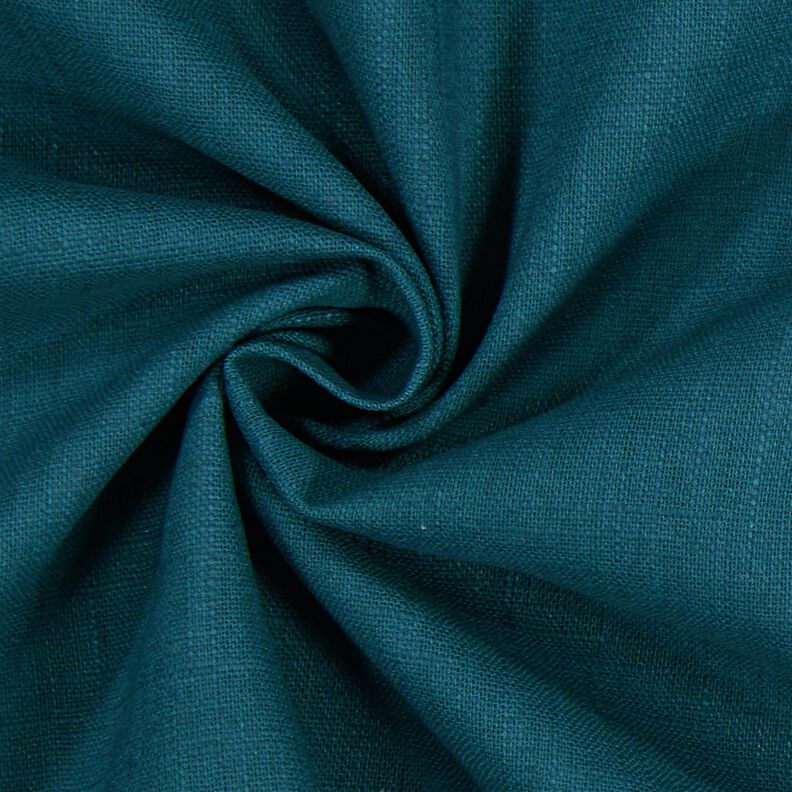 Leinenstoff Ramie-Mix medium – petrol,  image number 3