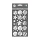 Spiegel -Sticker Adventszahlen [ 24 Stück ] – silber,  thumbnail number 2