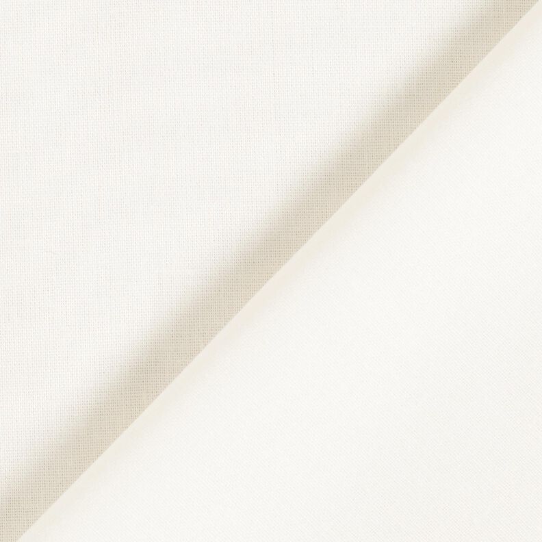 Baumwollstoff Cretonne Uni – wollweiss,  image number 3