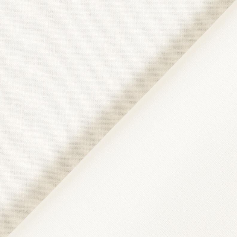 Baumwollstoff Cretonne Uni – wollweiss, image number 3
