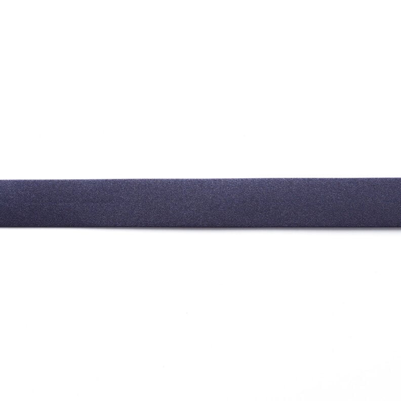 Schrägband Satin [20 mm] – marineblau,  image number 1