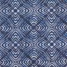 Dekostoff Canvas Batik-Fliesen – indigo/weiss,  thumbnail number 5
