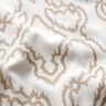 Baumwollstoff Schlangenlinien – beige/dunkelbeige,  thumbnail number 2