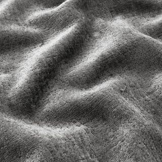 Polsterstoff glänzender Chenille – grau, 