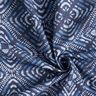 Dekostoff Canvas Batik-Fliesen – indigo/weiss,  thumbnail number 3