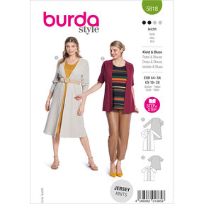 Plus-Size Kleid / Bluse 5818 | Burda | 44-54, 