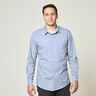 Blusenstoff Baumwoll-Mix Streifen – hellblau/weiss,  thumbnail number 6