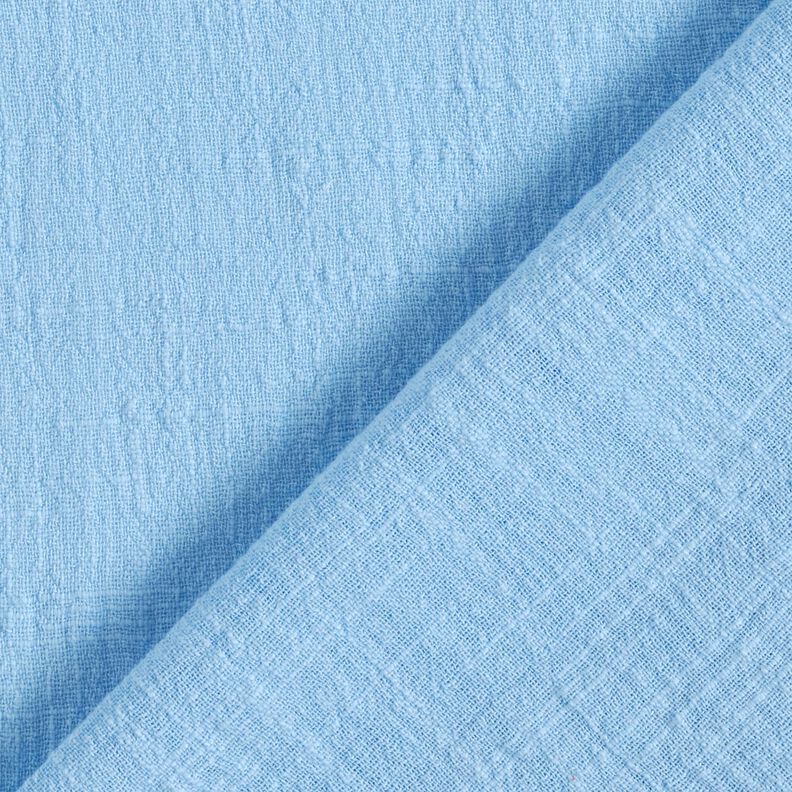 Baumwollstoff Leinenoptik – hellblau | Reststück 70cm,  image number 3