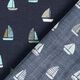 GOTS Batist Segelboote | Tula – nachtblau,  thumbnail number 4