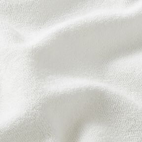 Frotteestoff Stretch Uni – weiss, 