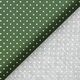 Baumwollpopeline kleine Punkte – dunkelgrün/weiss,  thumbnail number 6