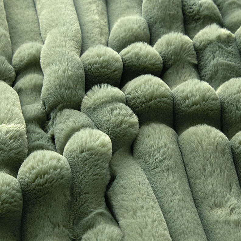 Polsterstoff Kuschelrippe – schilf,  image number 3