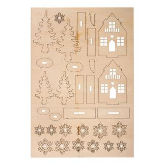Holzbausatz Winterhaus, 