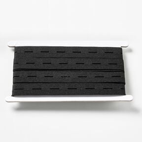 Knopfloch-Elastik [3 m | 20 mm] – schwarz, 