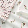 Baumwolljersey Blumen und Herzen – wollweiss | Reststück 60cm,  thumbnail number 5