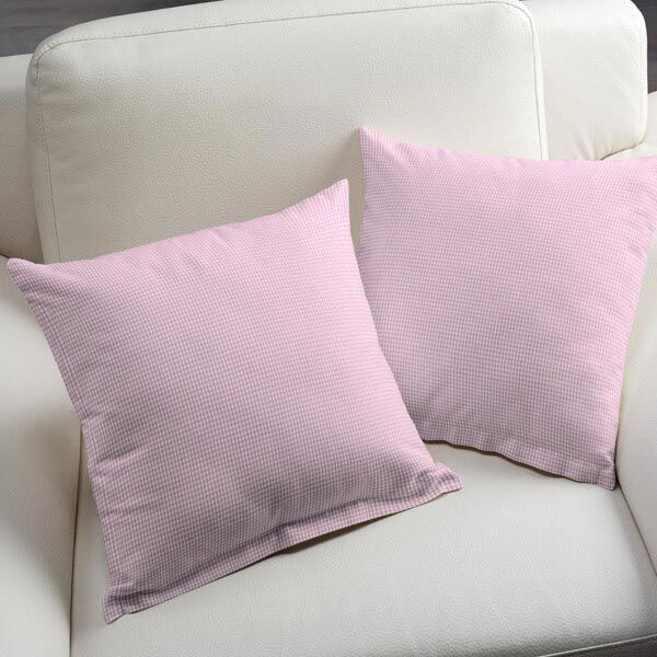 Baumwollstoff Vichy - 0,2 cm – rosa, image number 4