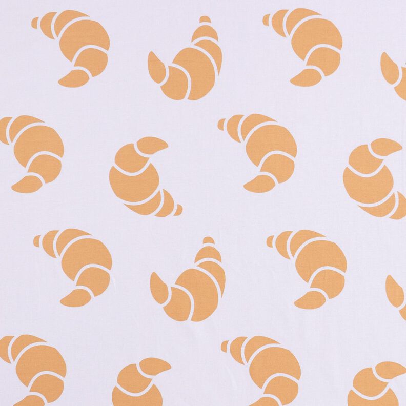 French Terry Sommersweat große Croissants – pastellflieder,  image number 1
