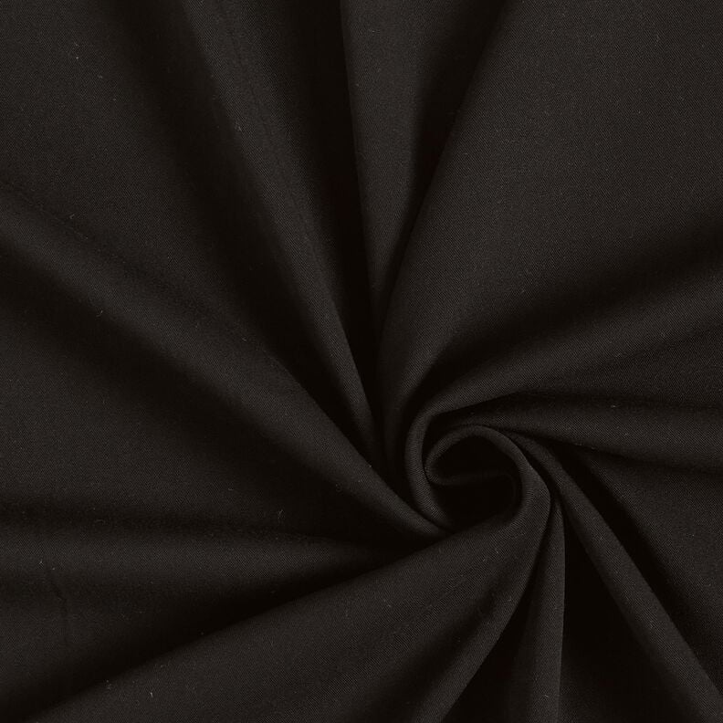 Viskose Stretch Uni – schwarz,  image number 1