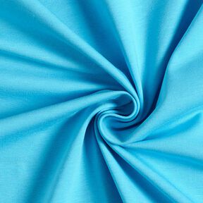 Baumwolljersey Medium Uni – türkis, 