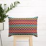 Dekostoff Gobelin Chevron – hellbeige/karminrot,  thumbnail number 6