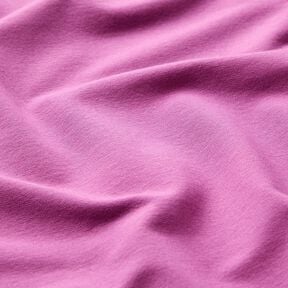 Leichter Baumwollsweat Uni – rotlila, 