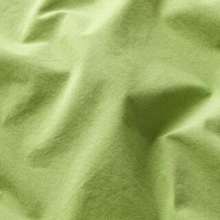 Popeline Stone Washed Uni | Fibre Mood – apfelgrün, 