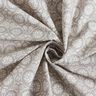 Baumwollstoff Cretonne Blumen und Ranken – silbergrau/weiss,  thumbnail number 3