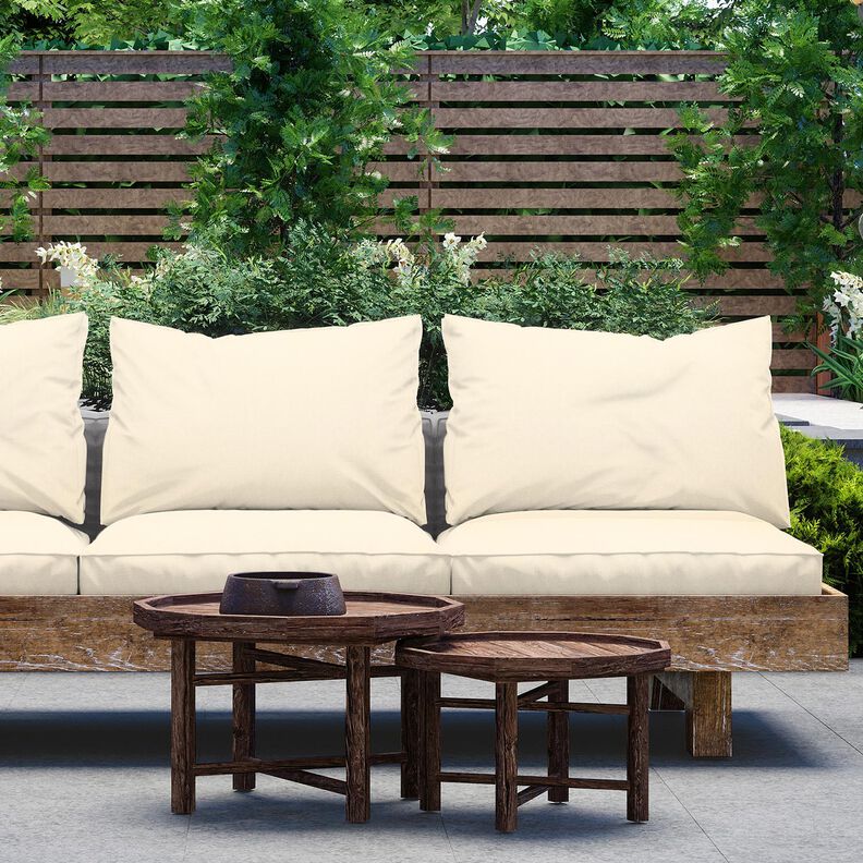 Outdoorstoff Canvas Melange 320 cm – wollweiss,  image number 5