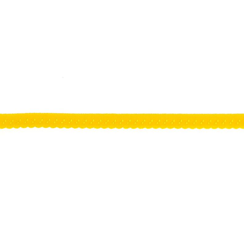 Elastisches Einfassband Spitze [12 mm] – sonnengelb,  image number 1