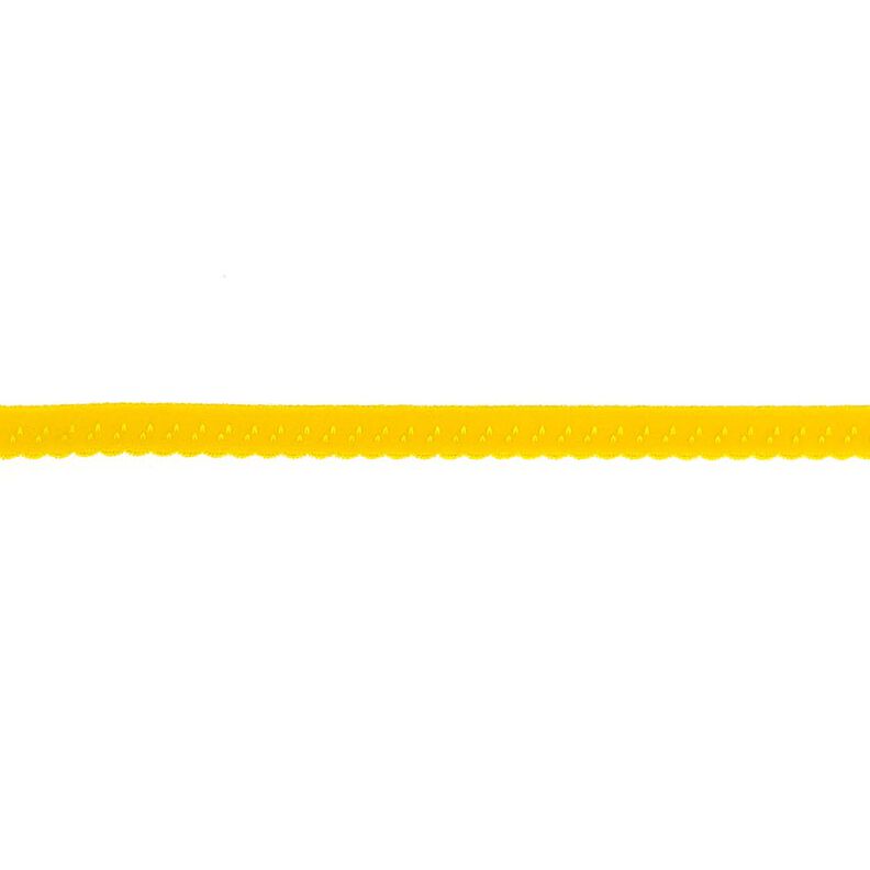 Elastisches Einfassband Spitze [12 mm] – sonnengelb,  image number 1