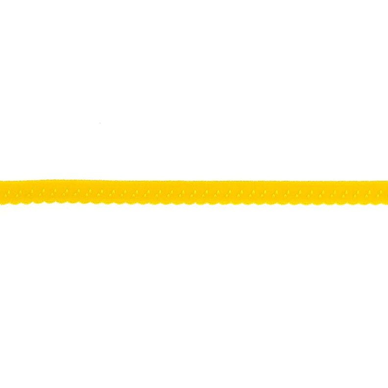 Elastisches Einfassband Spitze [12 mm] – sonnengelb,  image number 1