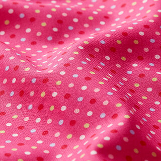 Baumwoll Popeline Pünktchen – pink, 