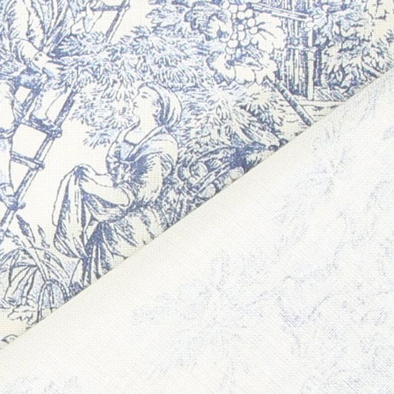 Baumwollstoff kleine Pastorale 280 cm – blau,  image number 3