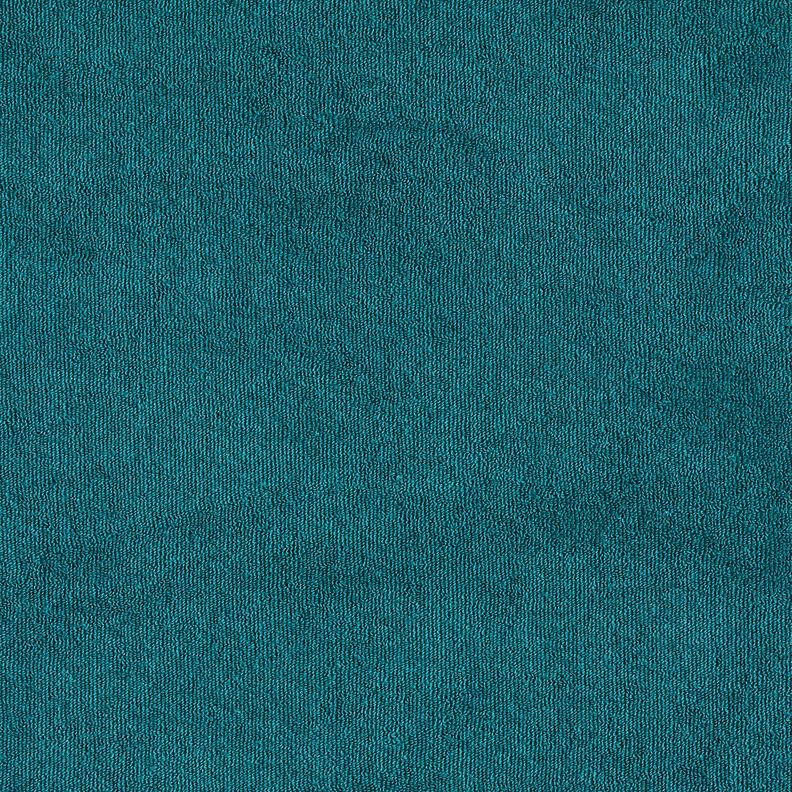 Frotteestoff Stretch Uni – petrol,  image number 4