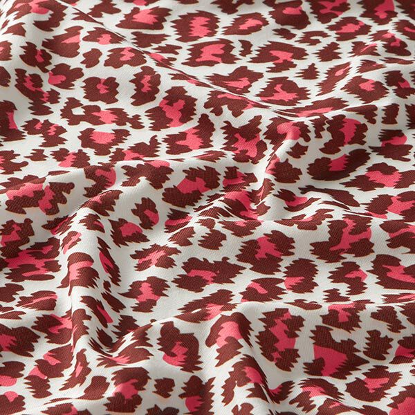 FRINGE ME Leo Pink – wollweiss/pink | Albstoffe | Hamburger Liebe, image number 2