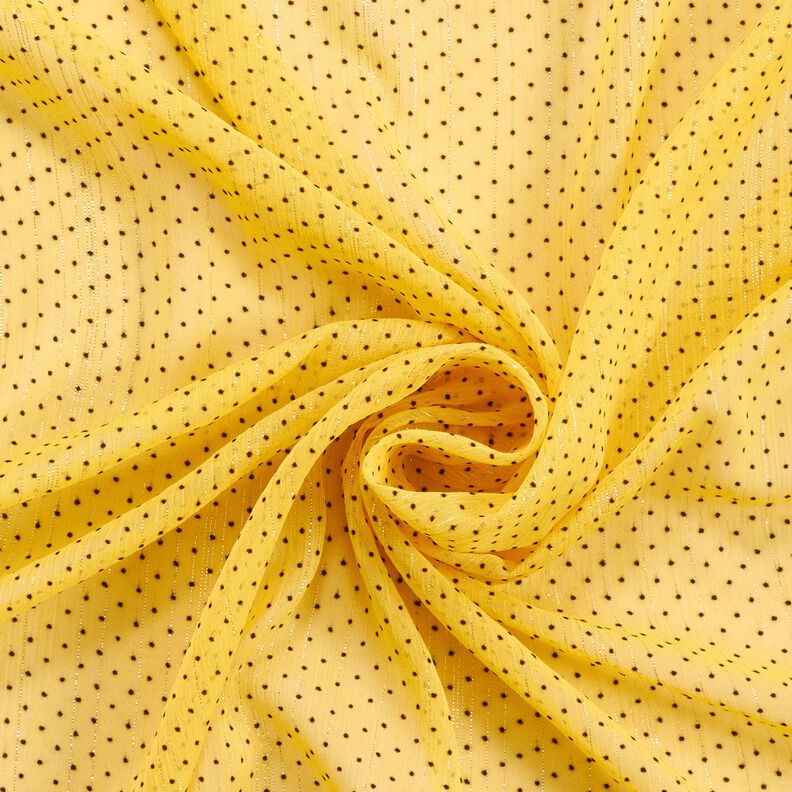 Chiffon Glitzerstreifen und Pünktchen – zitronengelb,  image number 3