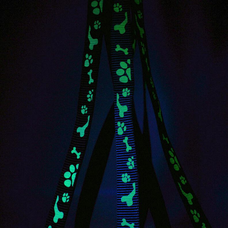 Reflektor-Webband Hundeleine [20 mm] – hellblau,  image number 3