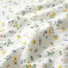 Musselin/ Doppel-Krinkel Gewebe kleine Blümchen | Poppy Fabrics – elfenbein,  thumbnail number 2