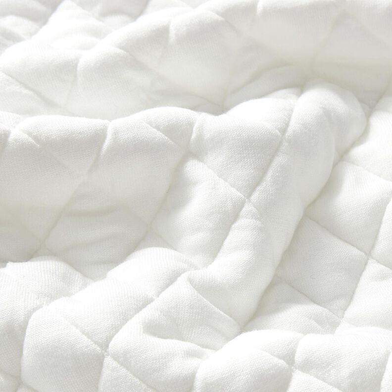 Steppjersey Diamanten – weiss,  image number 2