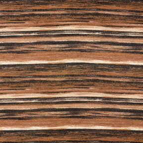Jersey Glitzer verwischte Streifen – braun/schwarz, 