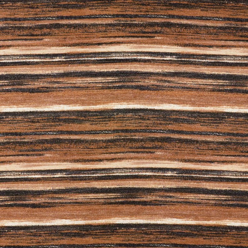 Jersey Glitzer verwischte Streifen – braun/schwarz,  image number 1