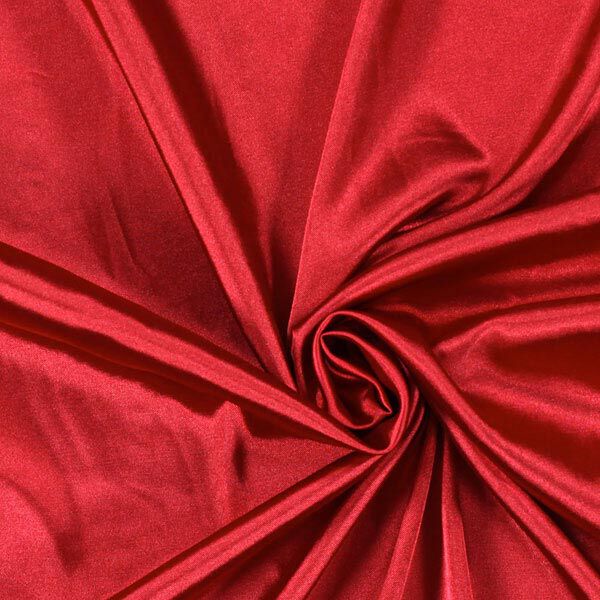 Stretch Satin – karminrot | Reststück 110cm