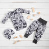 Baumwolljersey Dino-Patches | by Poppy weiss/anthrazit,  thumbnail number 5