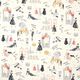 Dekostoff Halbpanama Audrey – hellbeige/schwarz,  thumbnail number 1