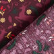 Baumwollstoff Popeline springende Hirsche – merlot/gold,  thumbnail number 4